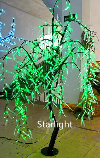 5Ft/1.5M Changing Color Via Remote Controller(21 Functions Led Willow Weeping Tree Christmas Light Holiday Wedding Home Gift Use Rainproof