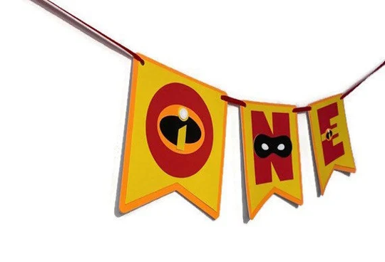 High Chair Birthday Banner, One Birthday Banner