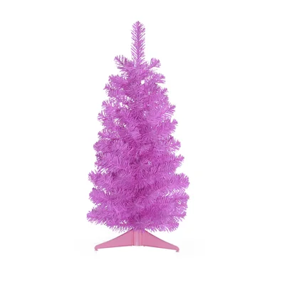 Pencil Pink Fir Artificial Christmas Tree