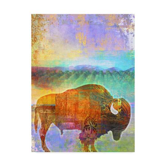 Greg Simanson 'Buff' Canvas Art - Multi-color