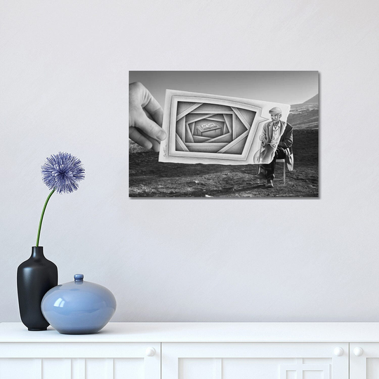 iCanvas "Pencil vs. Camera - 8" by Ben Heine Canvas Print