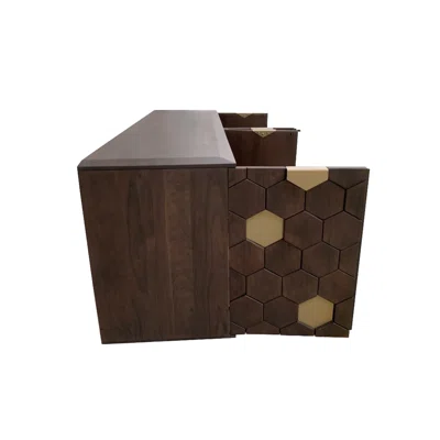 Selznick 68" Wide Acacia Solid Wood Sideboard