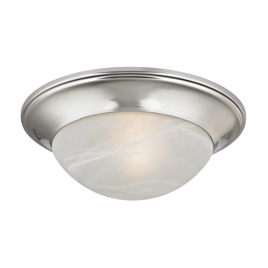Cornerstone Brushed Nickel 1-light Flush mount
