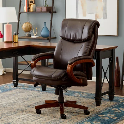 Trafford La-Z-Boy Big and Tall Executive Ergonomic Office Chair with AIR Lumbar Technology