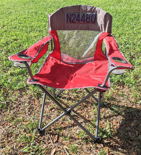 Car Show Chair - Custom Oversize Outdoor Camp Furniture, Adult Folding Chair, Camping Sports Personalized Gift For Man