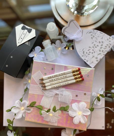 Set Of 25 | Wedding Favors Bridal Shower Baby Mini Golf Pencils Custom