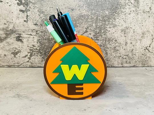 Up Pen & Pencil Holder | Wilderness Explorer Makeup Brush Marker Case