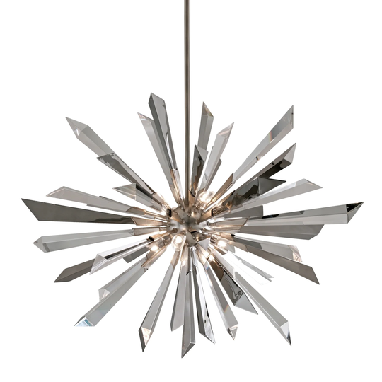 Corbett Lighting Inertia 8-light Silver Pendant