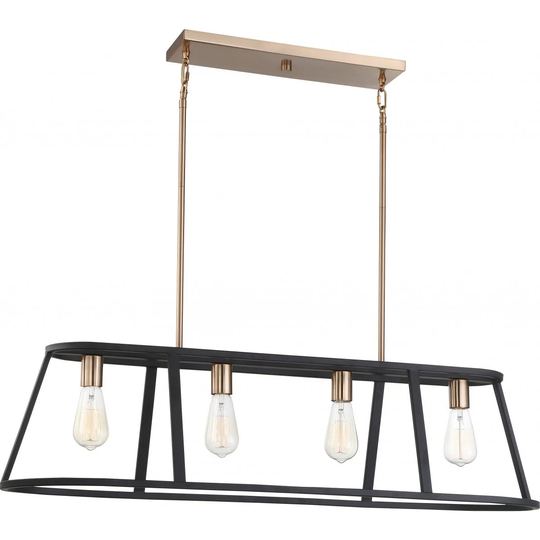 Chassis 4-Light Island Pendant Fixture - N/A