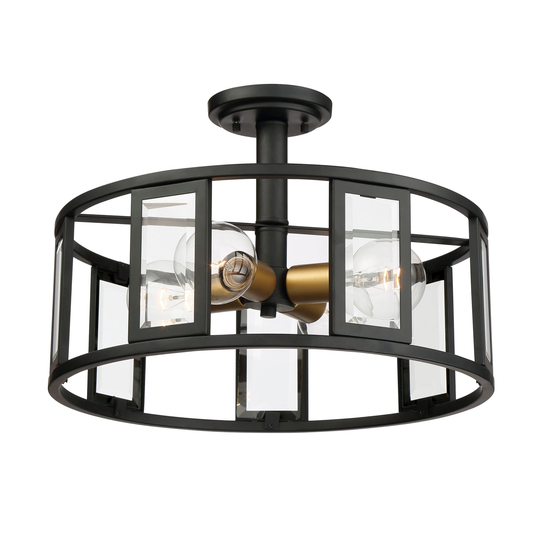Payne 4 Light Semi-Flush - Midnight Bronze