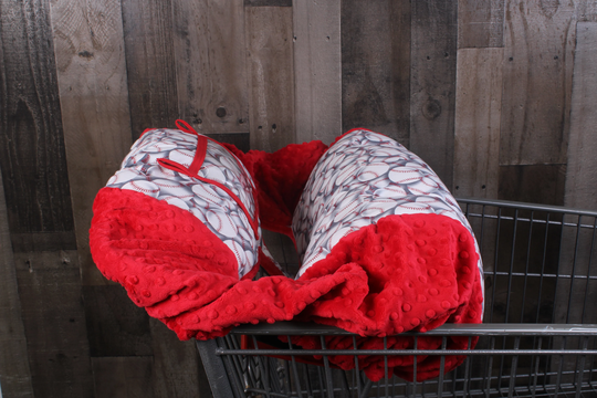 Shopping Cart Cover. High Chair Baseball Boy Girl Cover