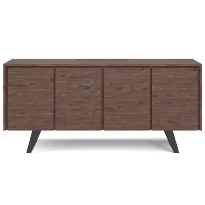 Lowry 66" Wide Acacia Solid Wood Sideboard