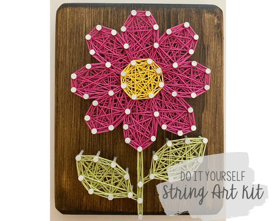 Diy Mini Daisy String Art Kit