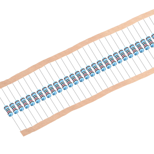1/2W 1.2 Ohm Metal Film Resistors 0.5W 1% Tolerances 5 Color Bands 100 Pcs - Muti-Color