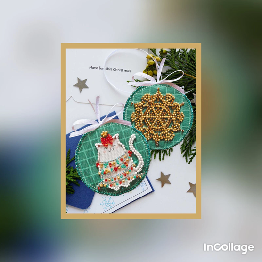 Diy Christmas Set. Holiday Ornament Kit
