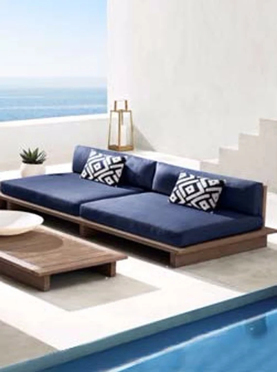 Pallet Cushions Sofa, With Water Resistant Fabric, Customizable Bench Seating Area & Back Cushion, Colorful Palette Pillow