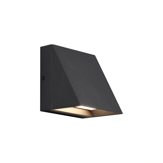 Tech Lighting Pitch Single Light 5" High Integrated LED Outdoor Wall