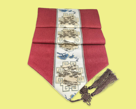 Korean Table Runner, Embroidery Cloth, Fabric