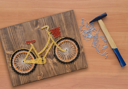 Bicycle String Art Kit | Bike Decor Crafts Diy Mothers Day Gift For Mom Adult