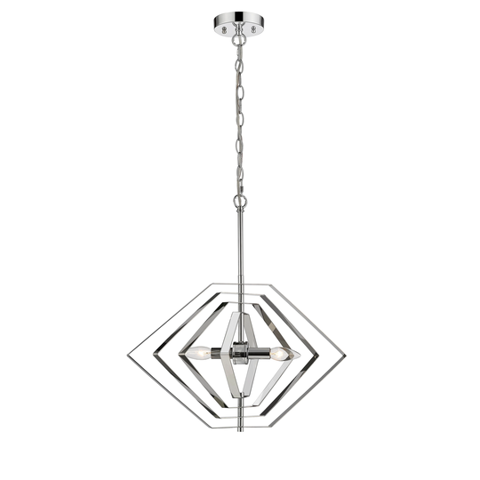 2-light Chrome Pendant
