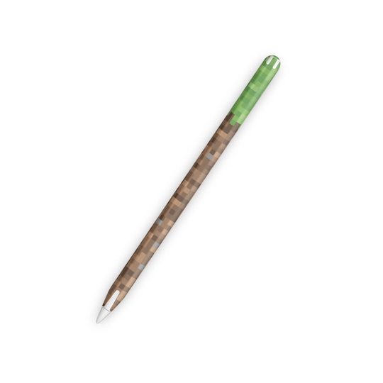 Apple Pencil Skin Dirt Block Game // High Quality 3M Vinyl Wrap & Overlaminate Available For The 1 Or 2