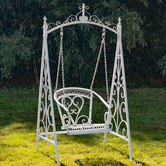 Iron Swing Chair "Bordeaux" - 2 Colors Available