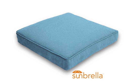 Sunbrella® Canvas Sky Blue | Outdoor Seat Pad Patio Chair Dining Cushions