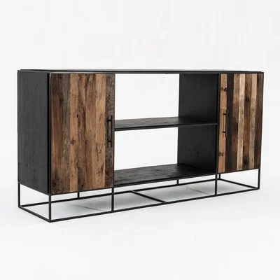 Timmy 70.87" Wide Mahogany Wood Sideboard