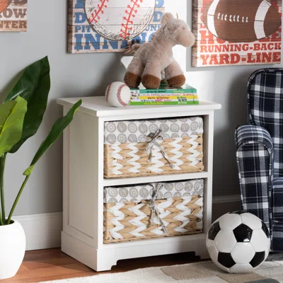 Ancika Modern 2 Drawer Storage Chest