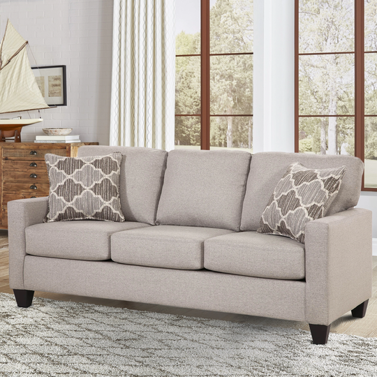American Furniture Classics Model Moroccan Series Sofa with Two Accent Pillows