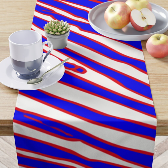 Buffalo Football Zebra Print - Table Runner