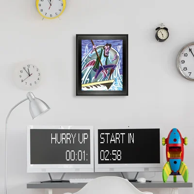 Cobel Ahab with Stiletto Framed Art