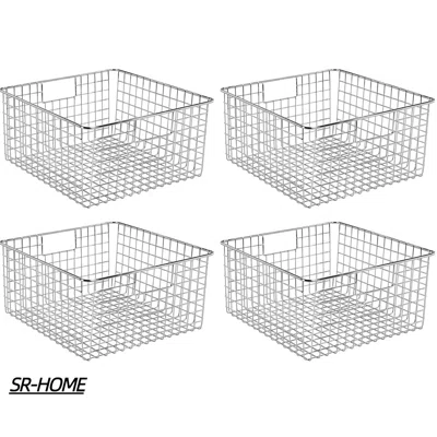 Metal Wire Desk Organizer with Handles
