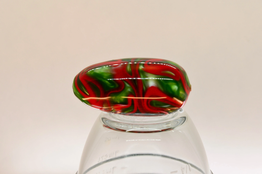Diamond Painting Pen, Red, Green, Sparkle, Swirl, Egg Shaped Mini, Acrylic