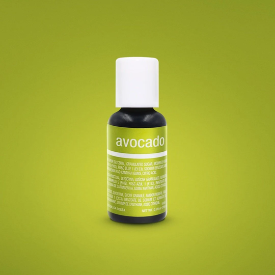 Fast Shipping Avocado Chefmaster Gel Food Coloring 20Ml, Color