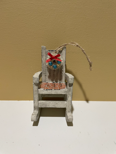 Christmas in Heaven Ornament Empty Chair Loved One Heaven Tree Deceased Ones