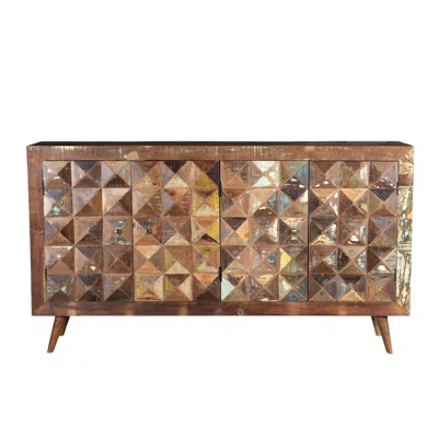 78" Wide Solid Wood Sideboard