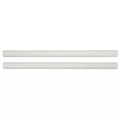 12" x 0.75" Polished Marble Pencil Liner Tile Trim in Bianco Dolomite