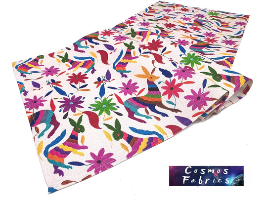 Mexican Otomi Table Runner, 16''x 55'' | 40x140cm Home Decor Digital Printed Polyester Fabrics Runner