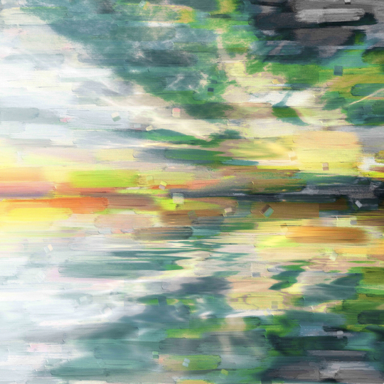Handmade Parvez Taj - Color Explosion Canvas Art