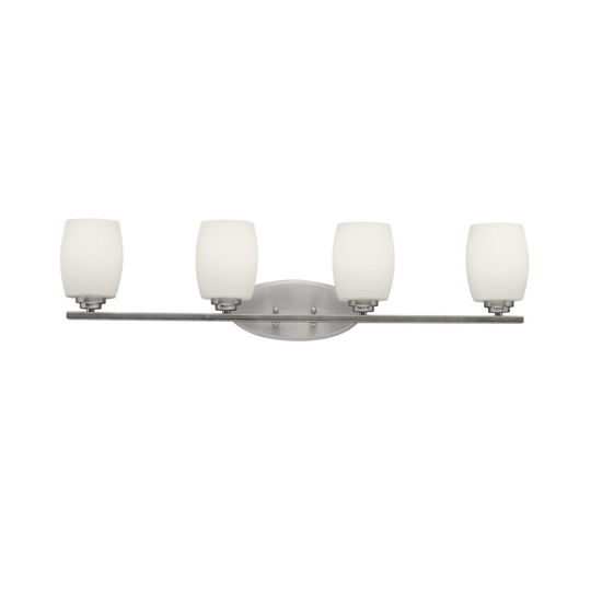 Kichler Lighting Eileen Collection 4-light Brushed Nickel LED Bath/Vanity Light