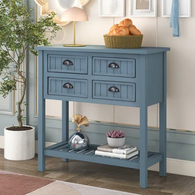 Jerrells 31.7" Wide 4 Drawer Sideboard