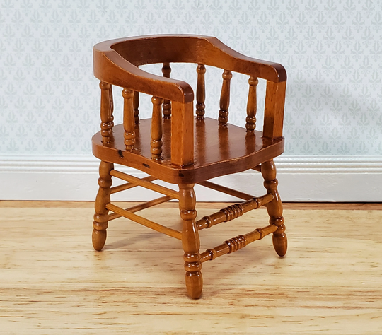 Dollhouse Fireman Or Captain's Chair 112 Scale Miniature Furniture 1890S Style