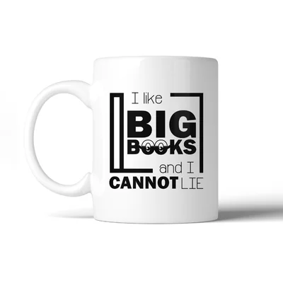 Adalgar I Like Big Books Cannot Lie Coffee Mug