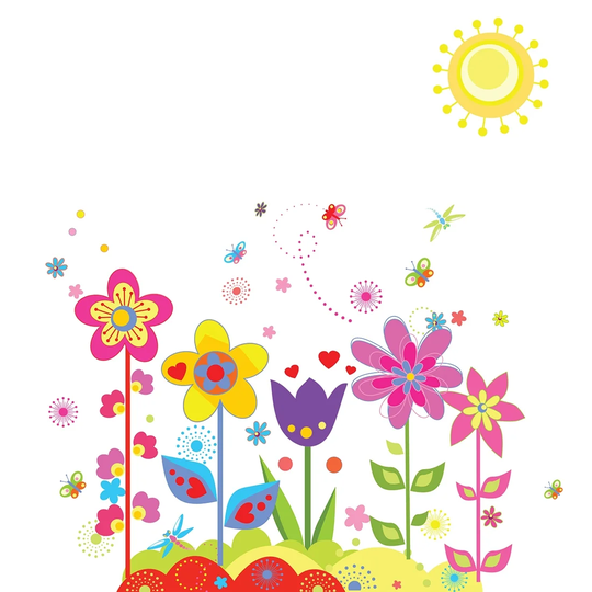 Removable DIY Wall Sticker Paper Mural Decor 27.6" x 19.7"(LxW) - Multi-Color