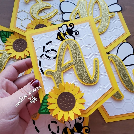 Honey Bee Banner 3D | Customize