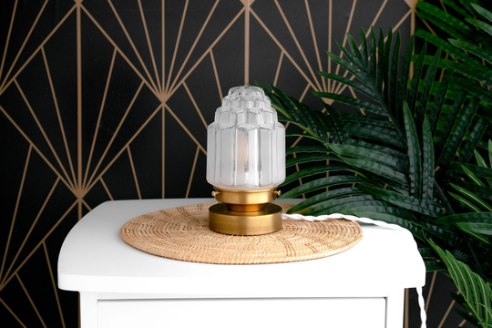 Deco Table Lamp - Cool Globe Hallway Light Model No. 7820
