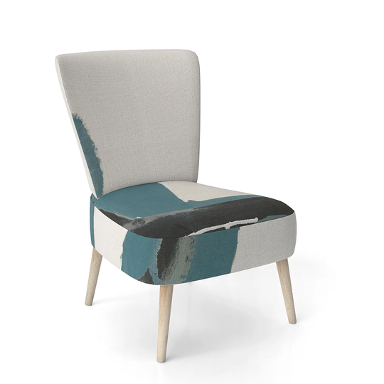 Designart 'Glam Cerulean I' Upholstered Transitional Accent Chair