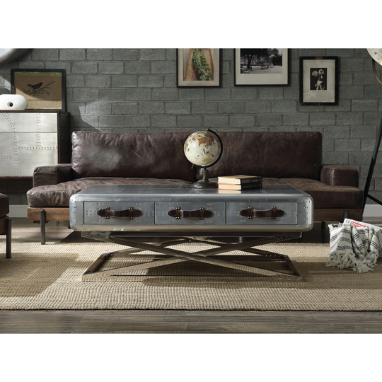 ACME Brancaster Coffee Table, Aluminum