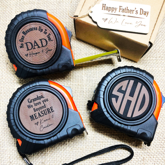Personalized Measuring Tape, Gift For Father's Day, Day Gift, For Grandparent, Tools, From Kids